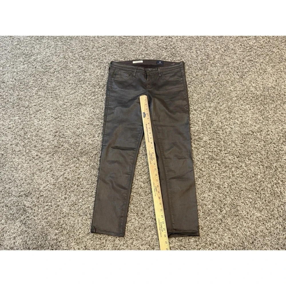 AG Adriano Goldschmied Jeans Womens Brown The Legging Ankle Super Skinny USA